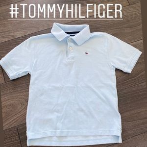 Tommy Hilfiger Light Blue Polo Shirt S/P 8-10